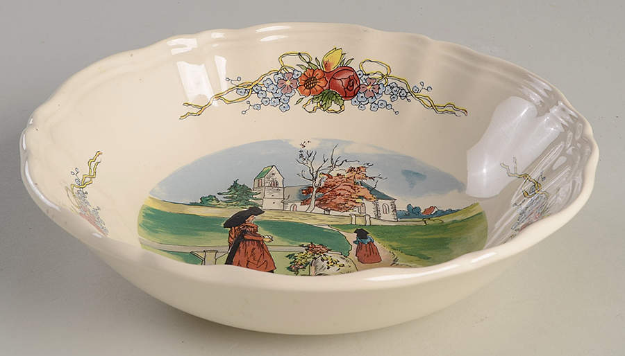 Obernai Coupe Soup Bowl by Sarreguemines-1