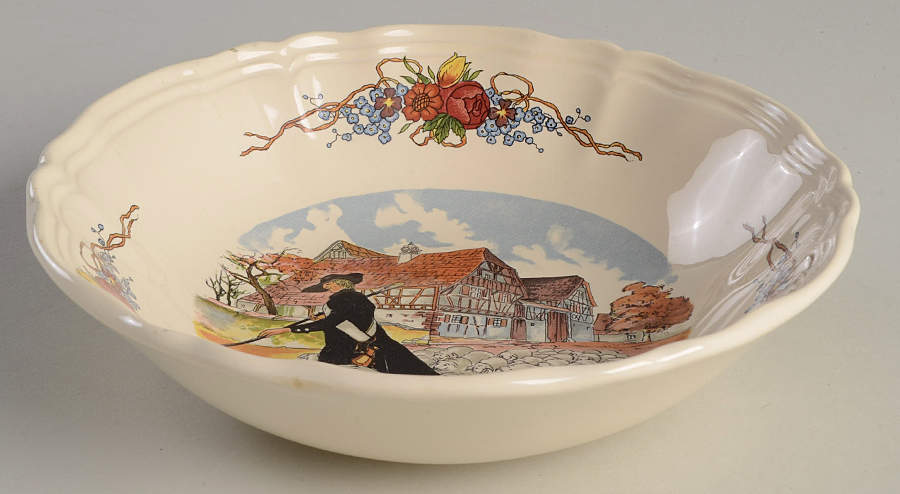 Obernai Coupe Soup Bowl by Sarreguemines-1