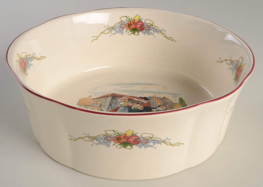 Obernai Large Fruit Bowl by Sarreguemines-1