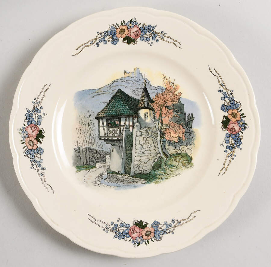 Obernai Dessert/Pie Plate by Sarreguemines-1