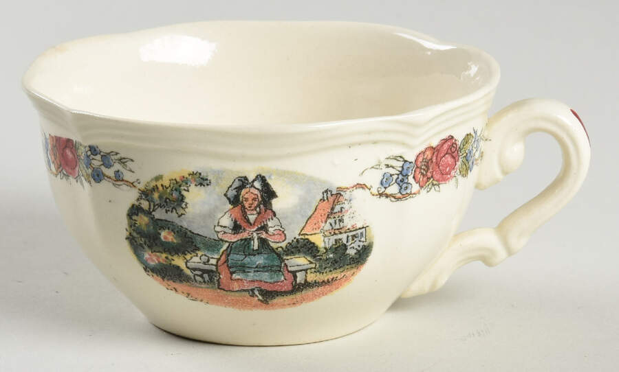 Obernai Flat Cup by Sarreguemines-1
