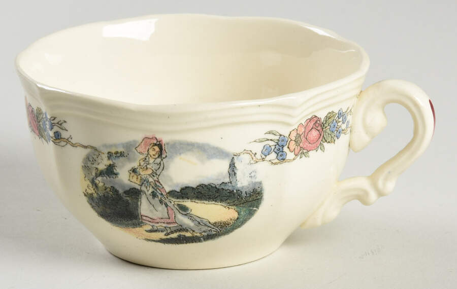 Obernai Flat Cup by Sarreguemines-1