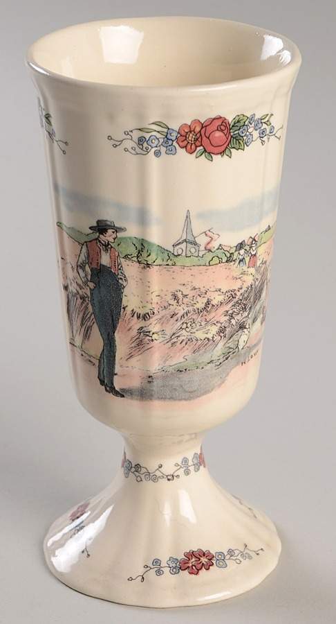 Obernai 8 Oz China Goblet by Sarreguemines-1