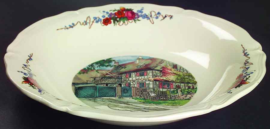 Obernai 10" Individual Pasta Bowl by Sarreguemines-1