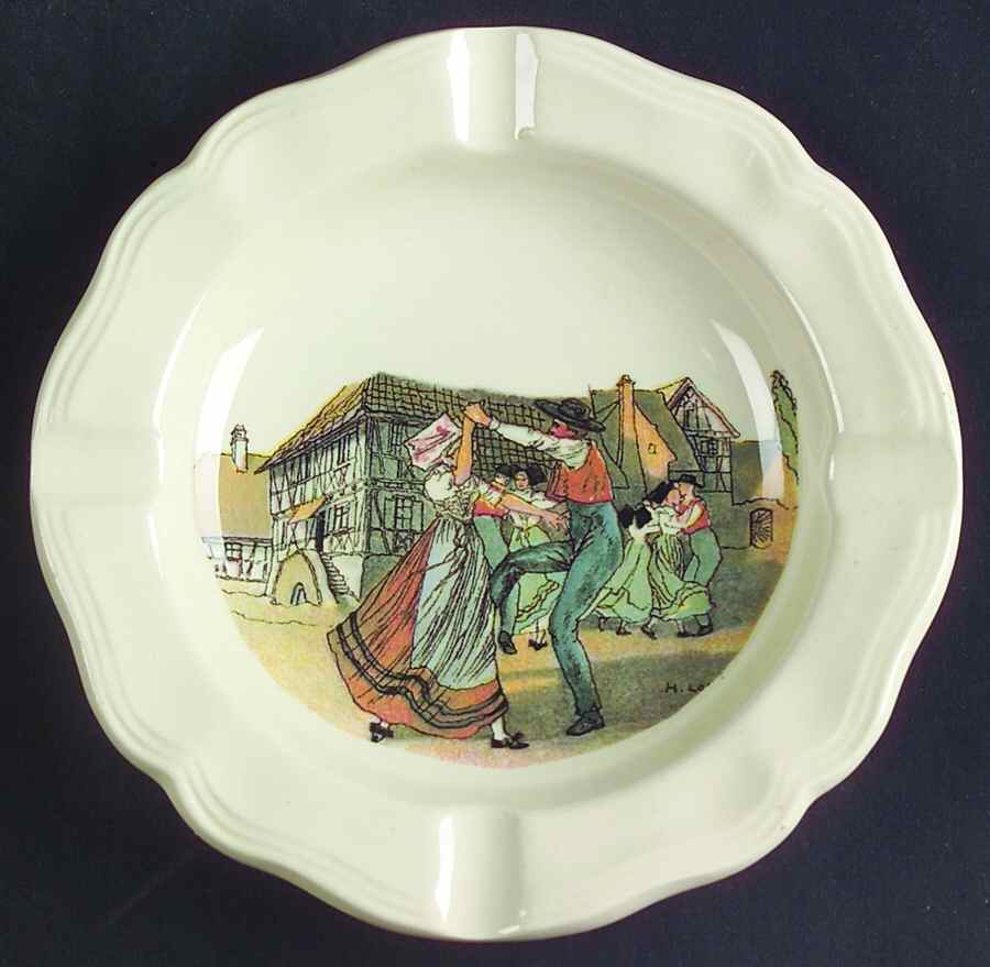 Obernai 5" Ashtray by Sarreguemines-1