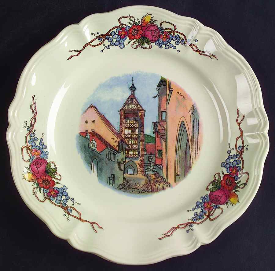 Obernai Dessert/Pie Plate by Sarreguemines-1