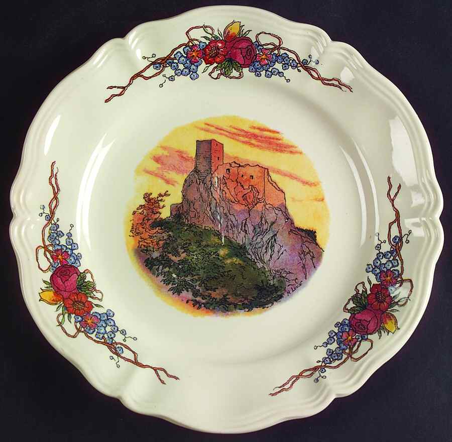 Obernai Dessert/Pie Plate by Sarreguemines-1