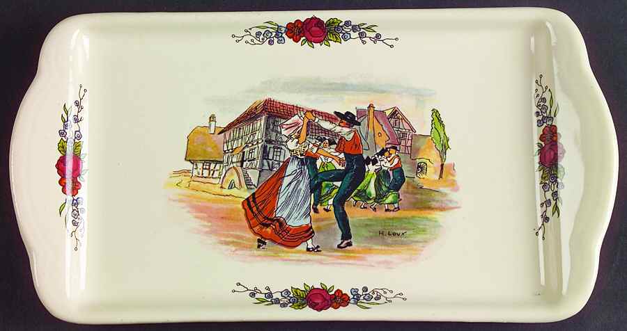 Obernai Butter Tray by Sarreguemines-1