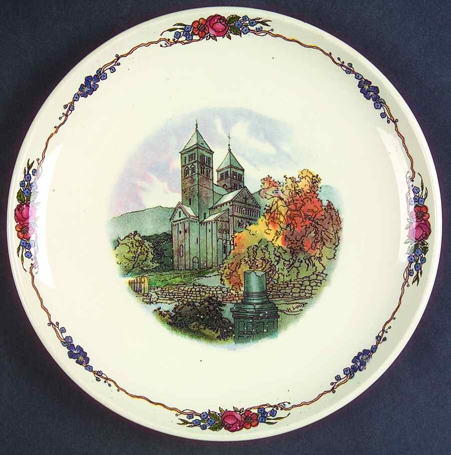 Obernai Canape Plate by Sarreguemines-1