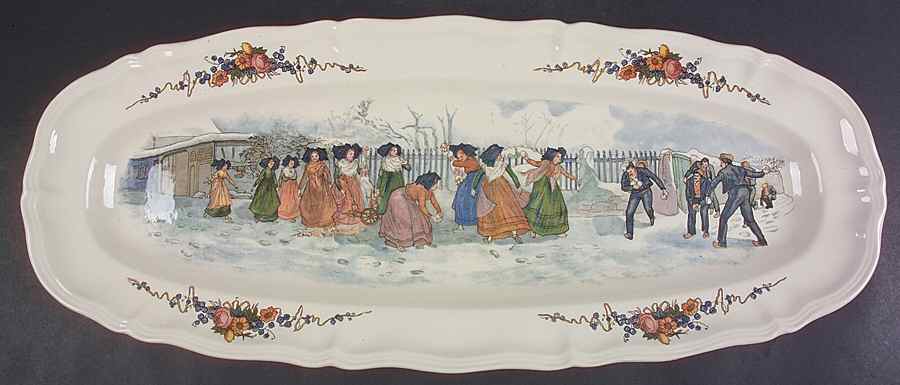 Obernai 22" Fish Platter by Sarreguemines-1