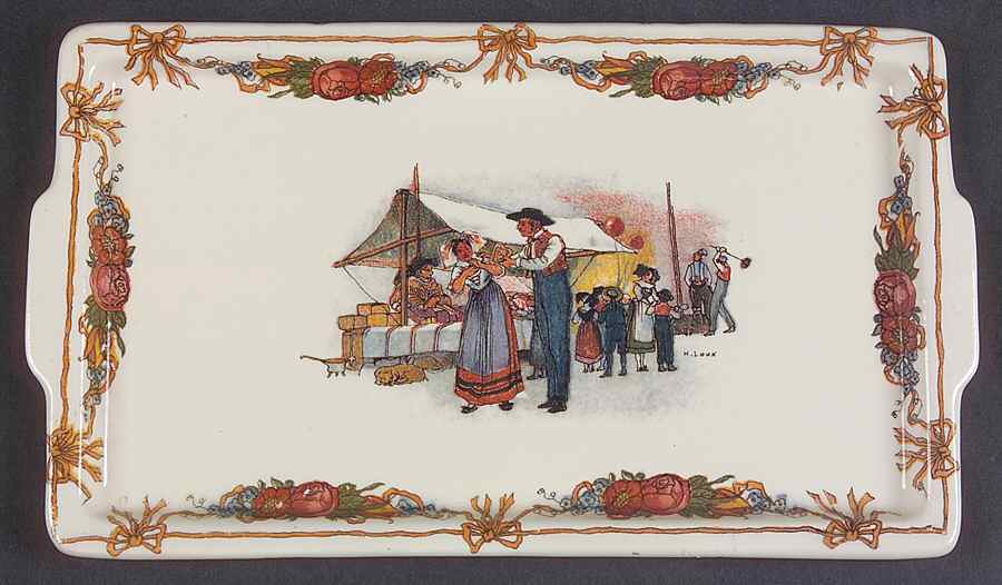 Obernai 8" Rectangular Tray by Sarreguemines-1