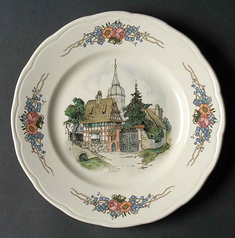 Obernai Dessert/Pie Plate by Sarreguemines-1