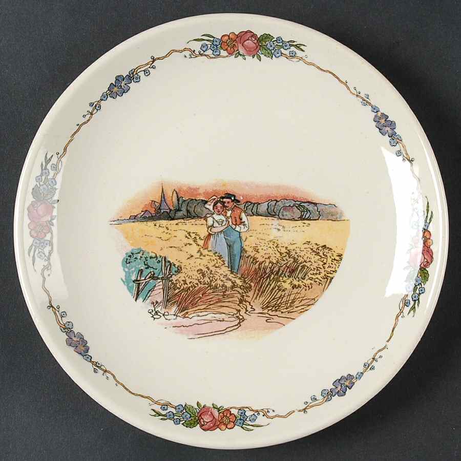 Obernai Canape Plate by Sarreguemines-1
