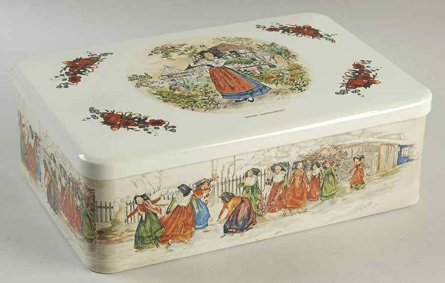 Obernai Hinged Metal Box by Sarreguemines-1