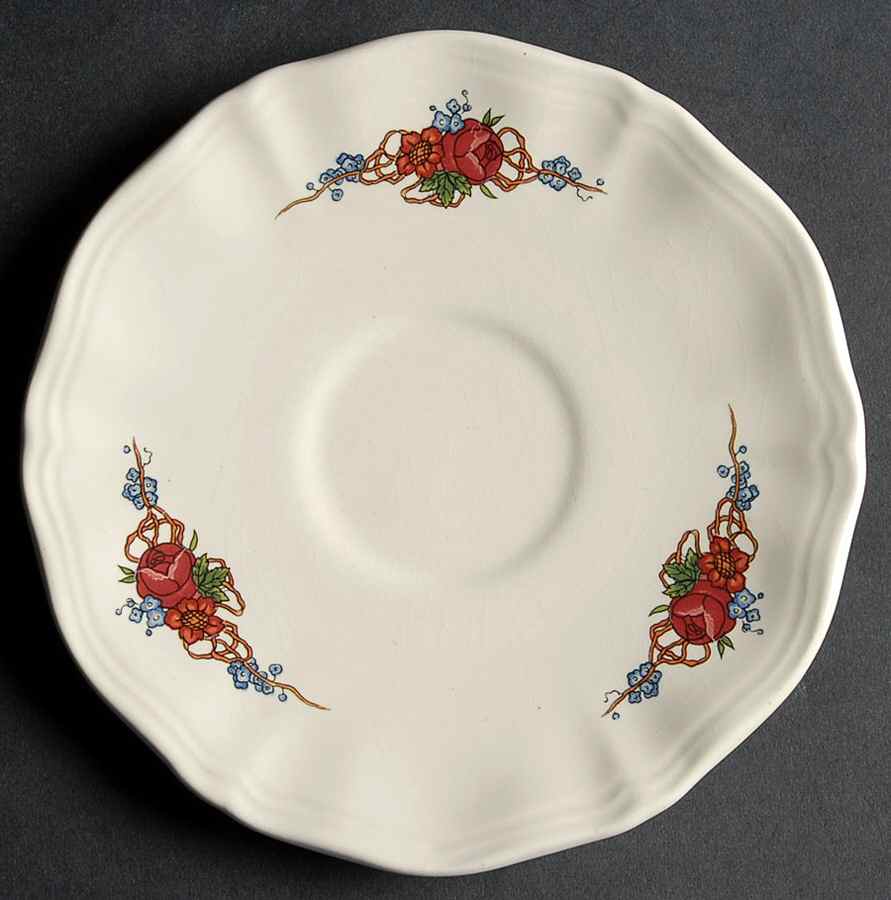 Obernai Saucer for Flat Cup by Sarreguemines-1