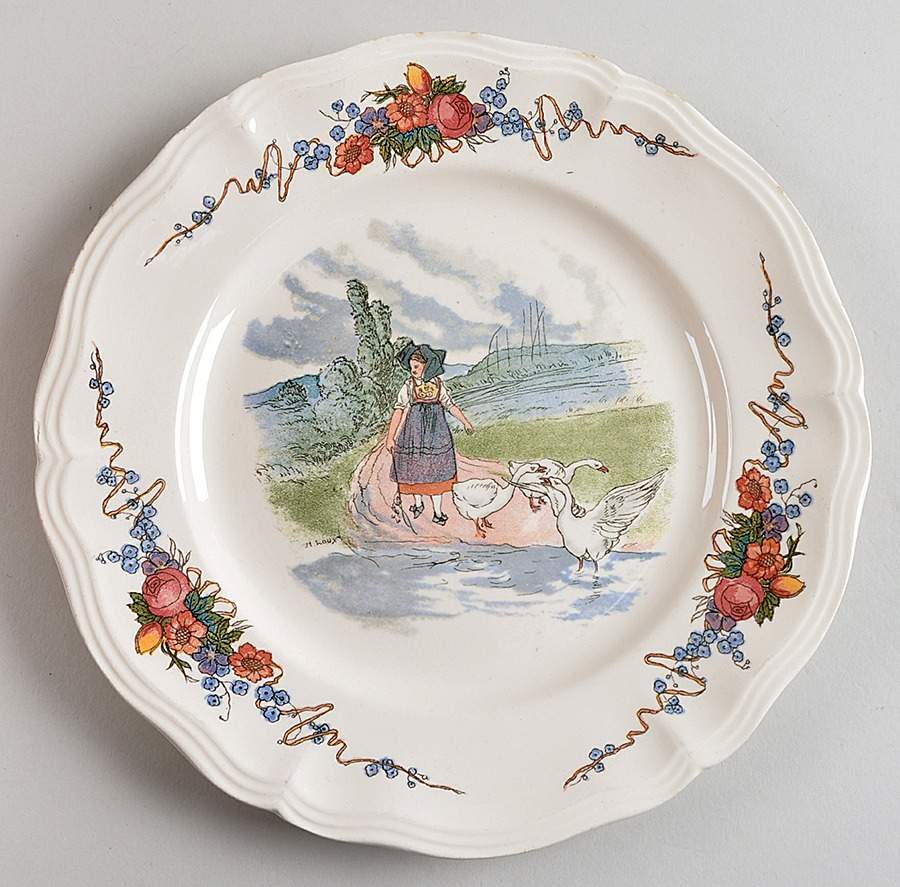 Obernai Dessert/Pie Plate by Sarreguemines-1