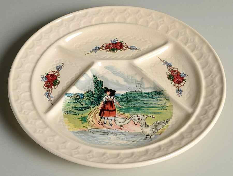 Obernai Fondue Plate by Sarreguemines-1