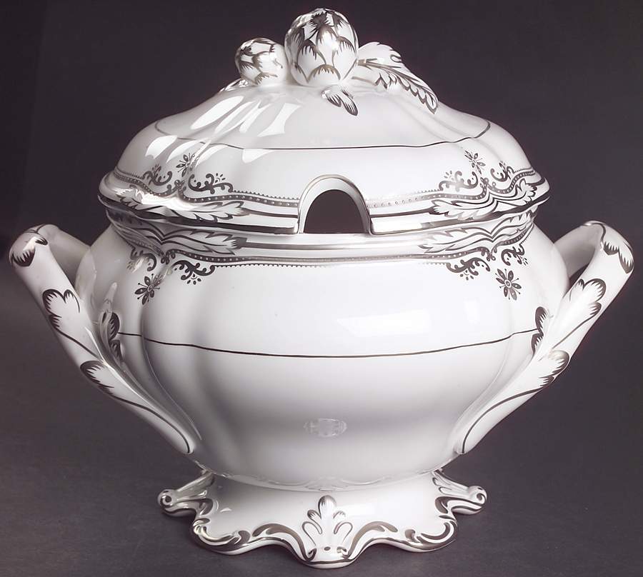 Stafford Platinum Tureen &  Lid by Spode-1