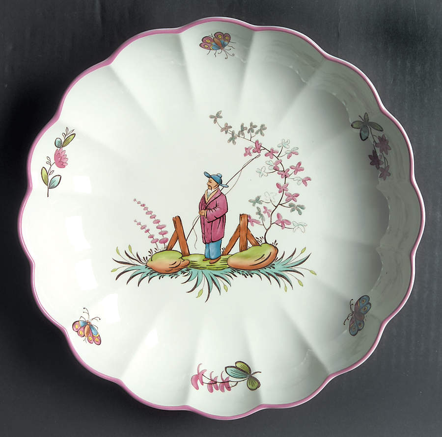 Pearl River Large Round Fluted Bowl by Spode-1
