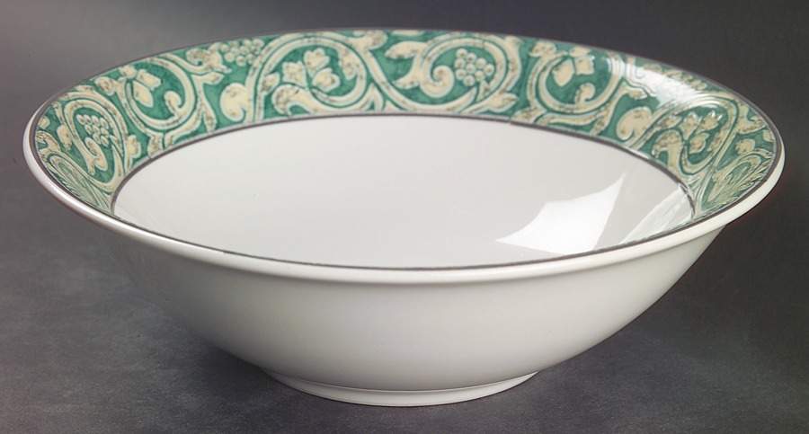 Fairmont Green Soup/Cereal Bowl by Sango-1