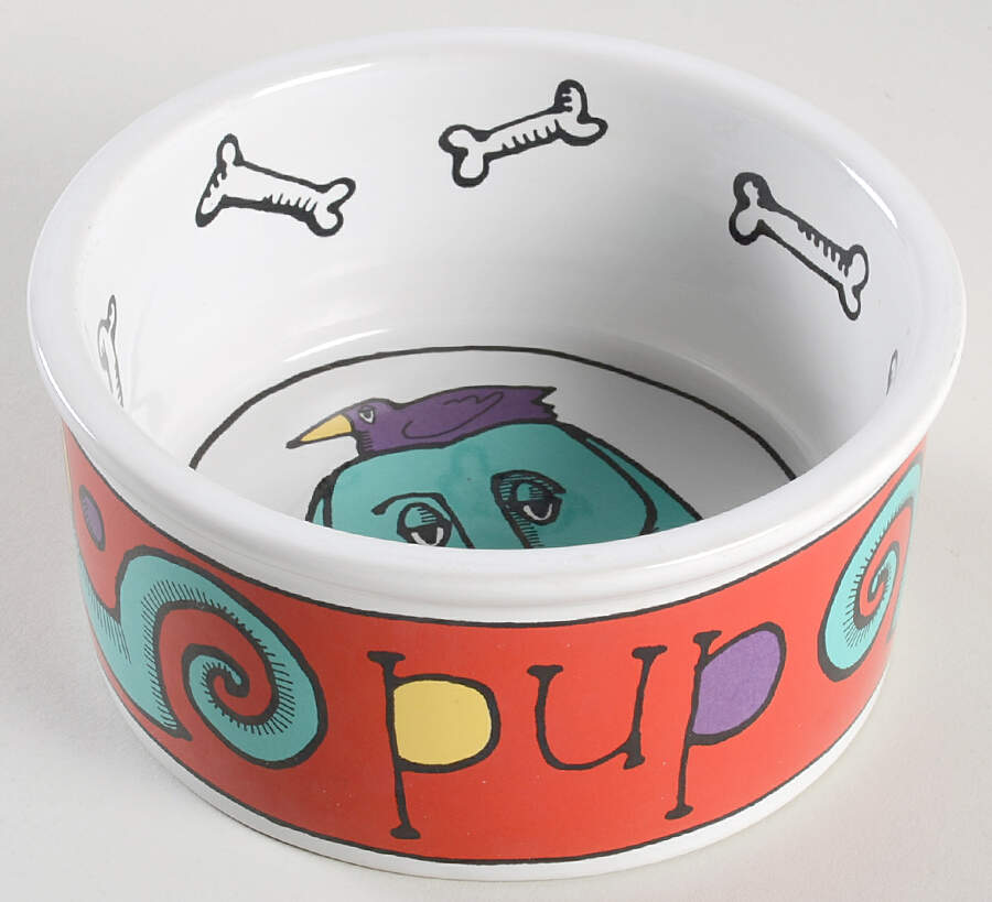 Jester Dog Small Pet Bowl by Signature-1