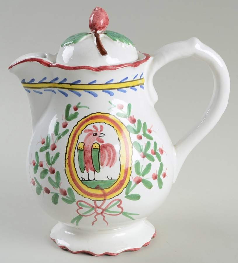Coq De Strasbourg Pitcher & Lid by Sigma-1