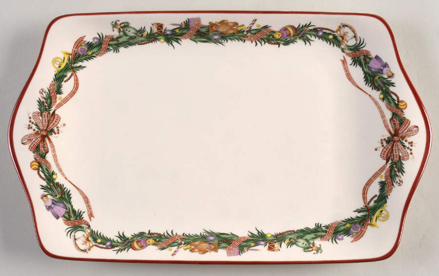 Christmas Memories Large Sandwich Tray by Spode-1