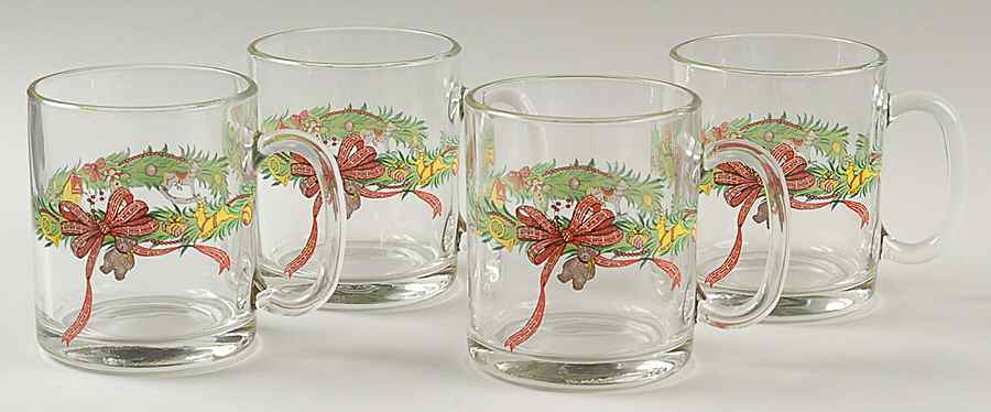 Christmas Memories Glassware Mug - Set of 4 by Spode-1