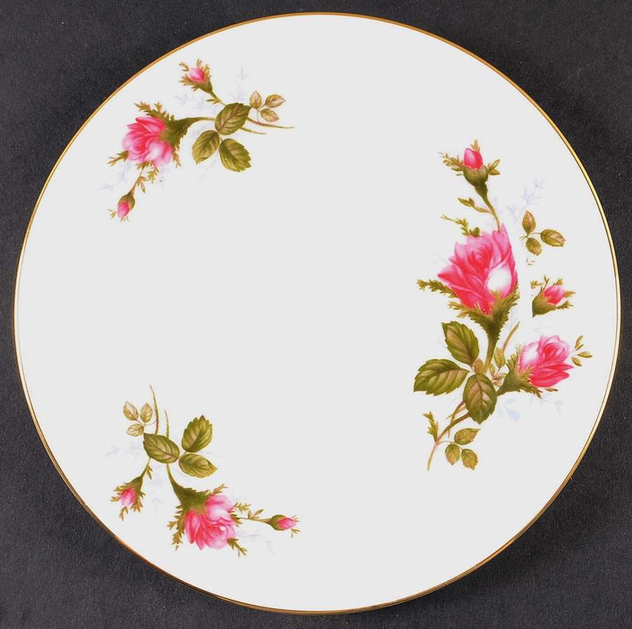 Moss Rose Salad Plate by Sango-1