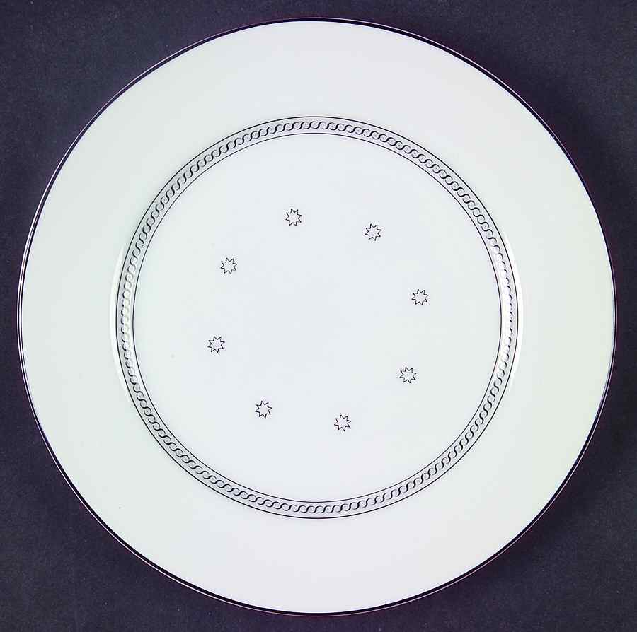 White Corinth Bread & Butter Plate by Swid Powell-1