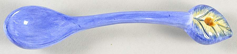 Imperial Garden Accessories All Ceramic Sugar Spoon by Spode-1