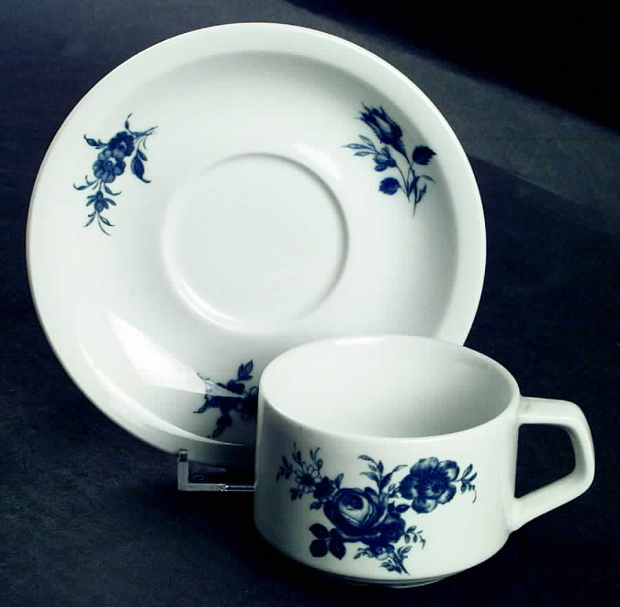 26050 Flat Cup & Saucer Set by Seltmann-1