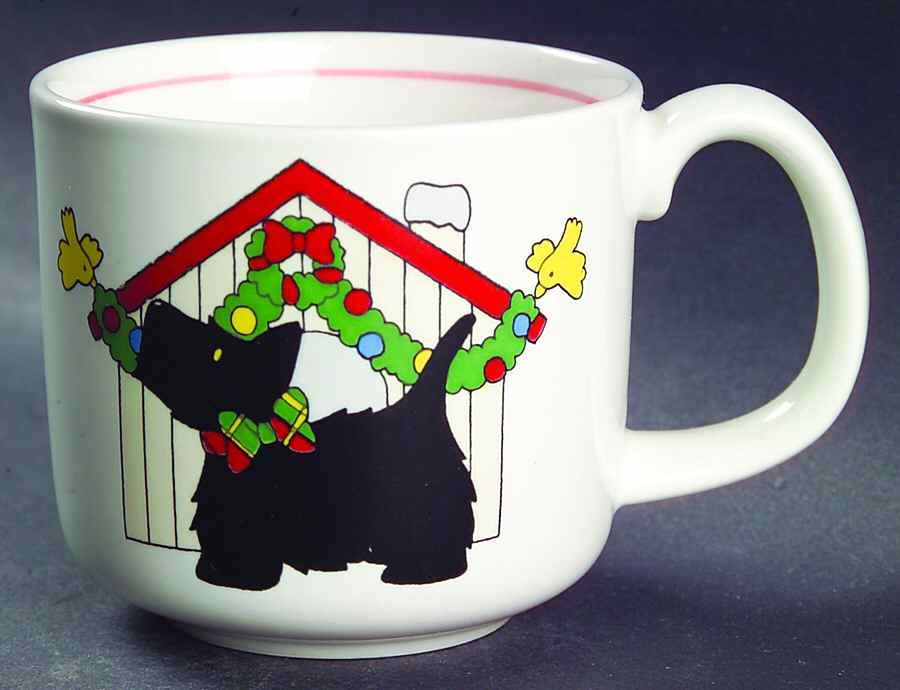 Merry Terrier Child's Mug by Studio Nova-1