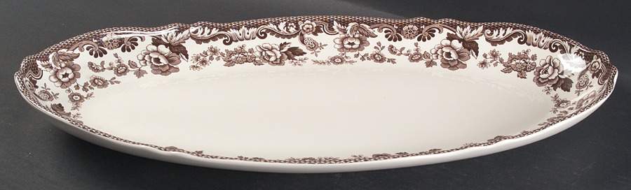 Delamere Brown 19" Fish Platter by Spode-1