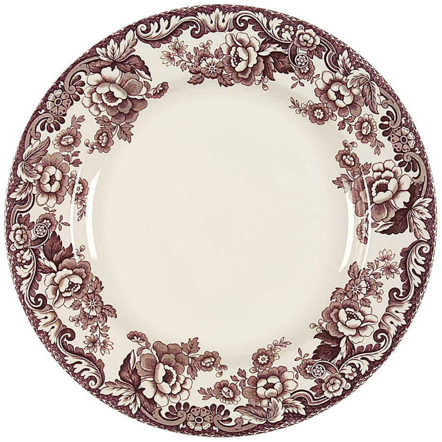 Delamere Brown Dinner Plate by Spode-1