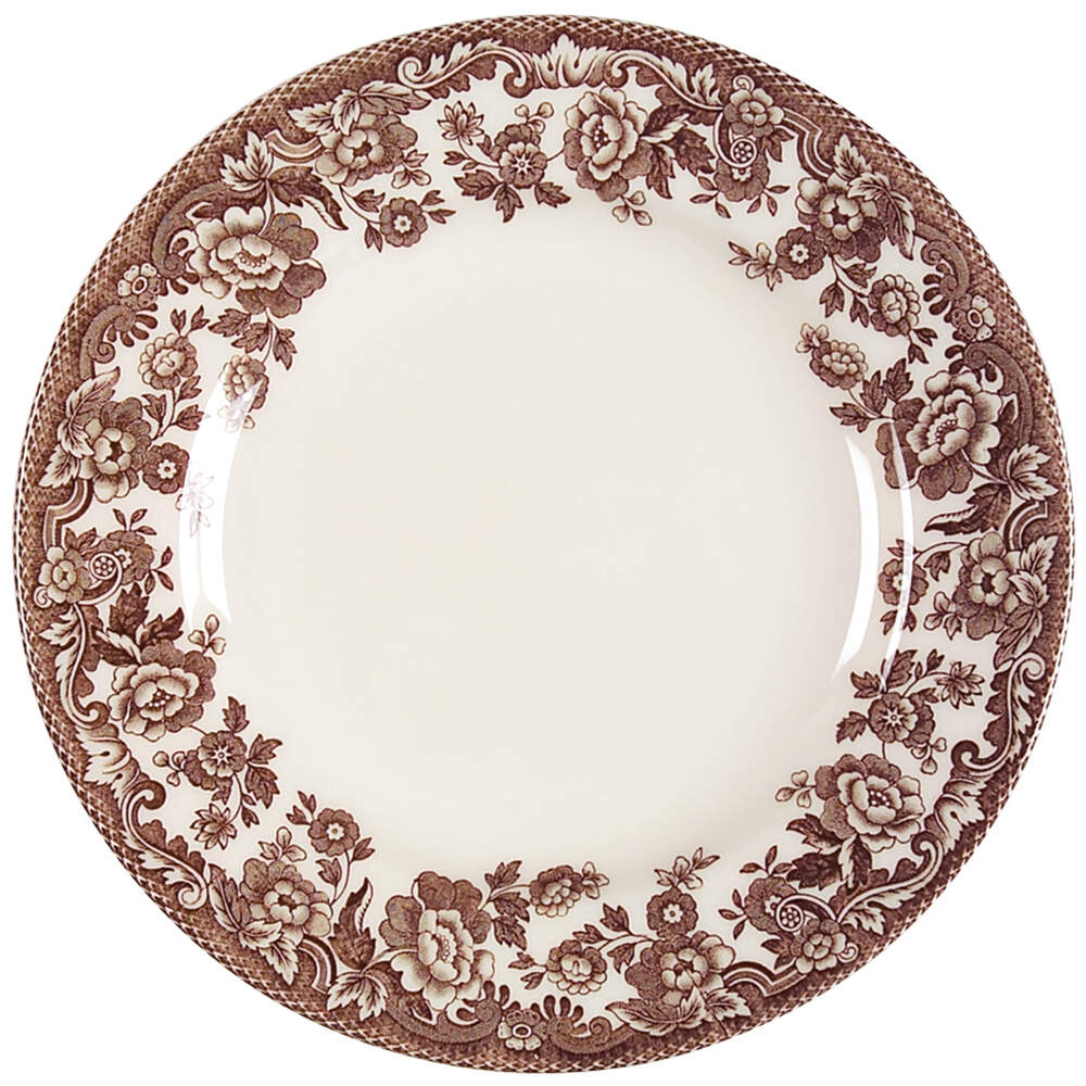 Delamere Brown Salad Plate by Spode-1