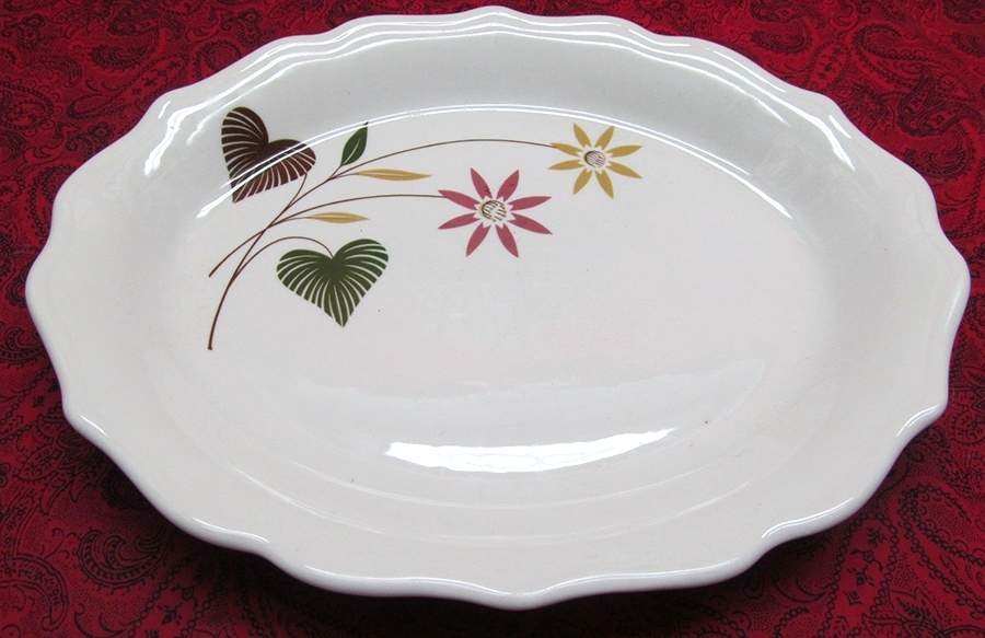 SY438 14" Oval Serving Platter by Syracuse-1