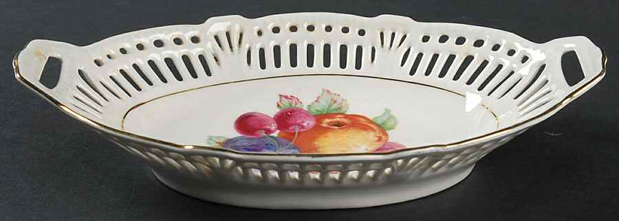 SWH20 8" Pierced Oval Bowl by Schwarzenhammer-1