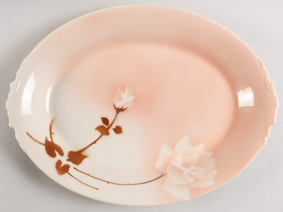SY439 14" Oval Serving Platter by Syracuse-1