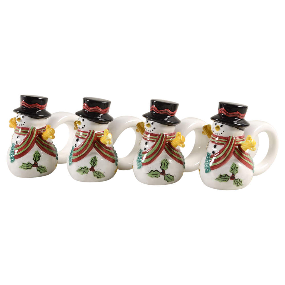 Sweet Shoppe Christmas Figural Napkin Ring - Set of 4 by Sango-1