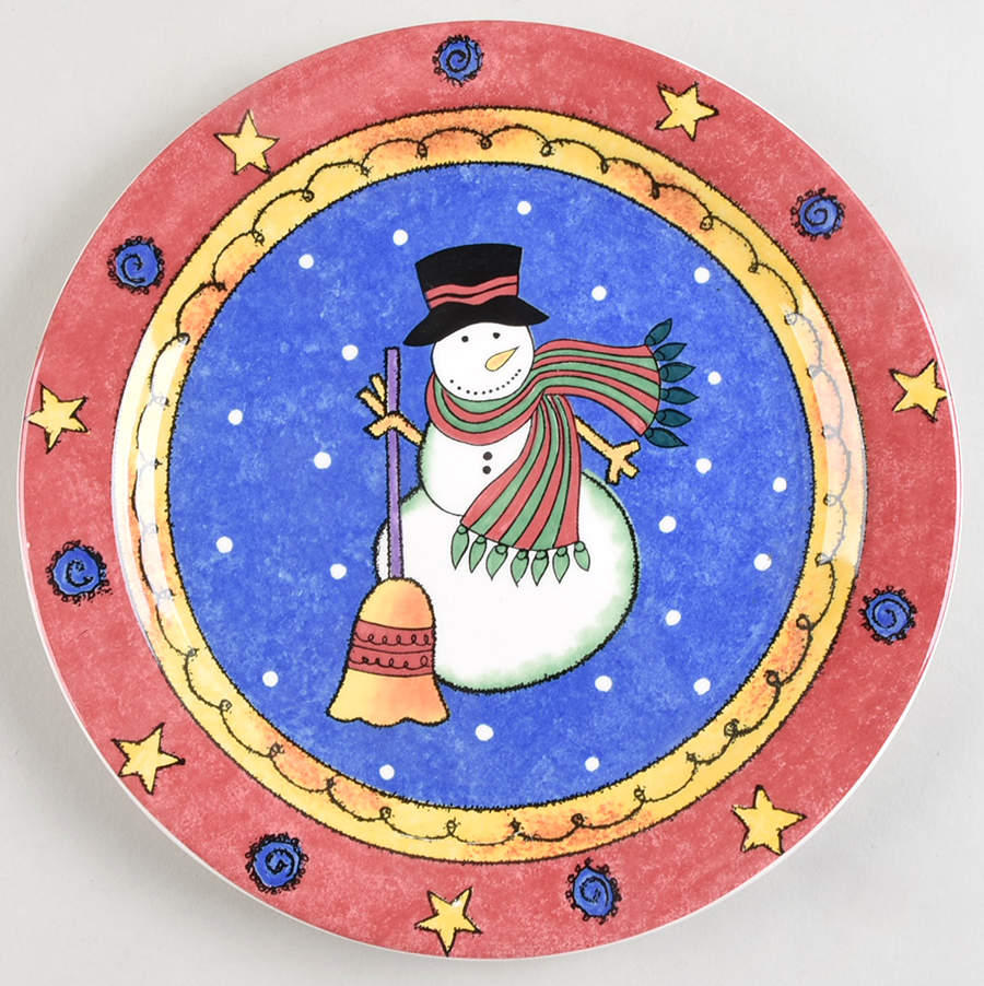 Sweet Shoppe Christmas Salad Plate by Sango-1