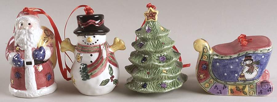 Sweet Shoppe Christmas Mini Ornament - Set of 4 Motifs by Sango-1