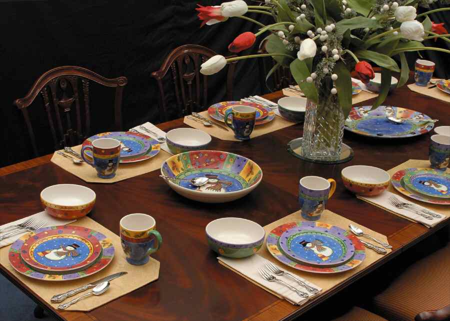 Sweet Shoppe Christmas 34 Piece Estate Set by Sango-1