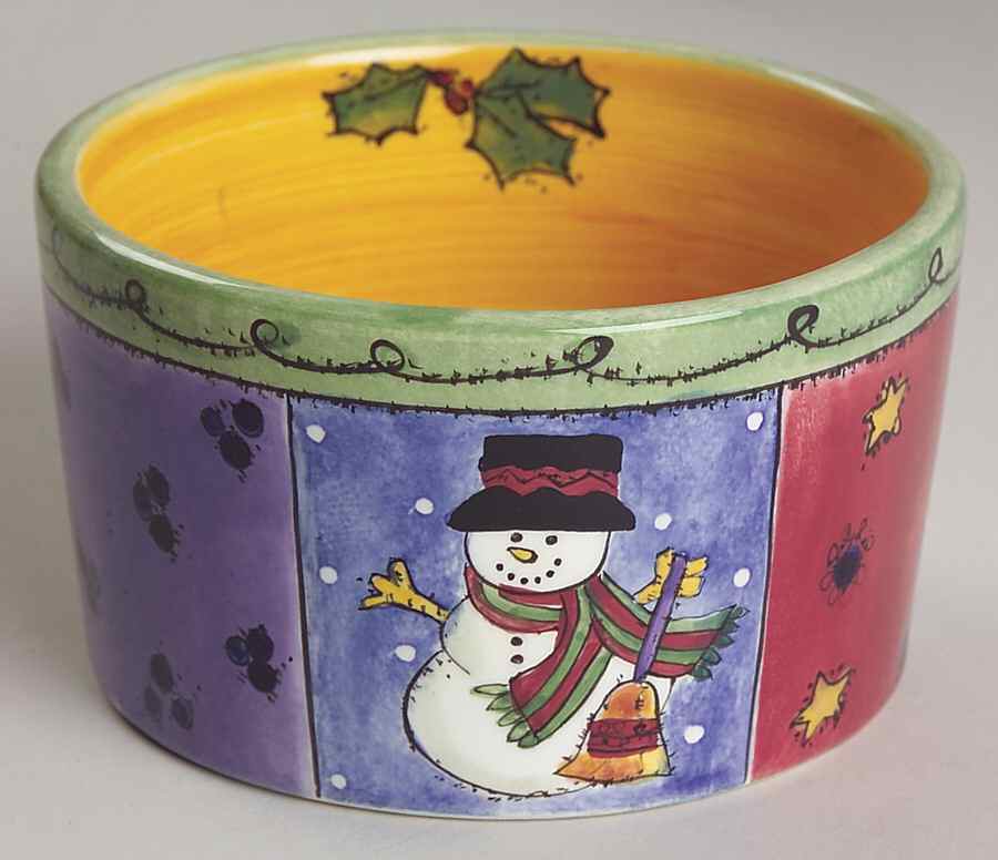 Sweet Shoppe Christmas Dip Bowl (for Dip and Spreader) by Sango-1
