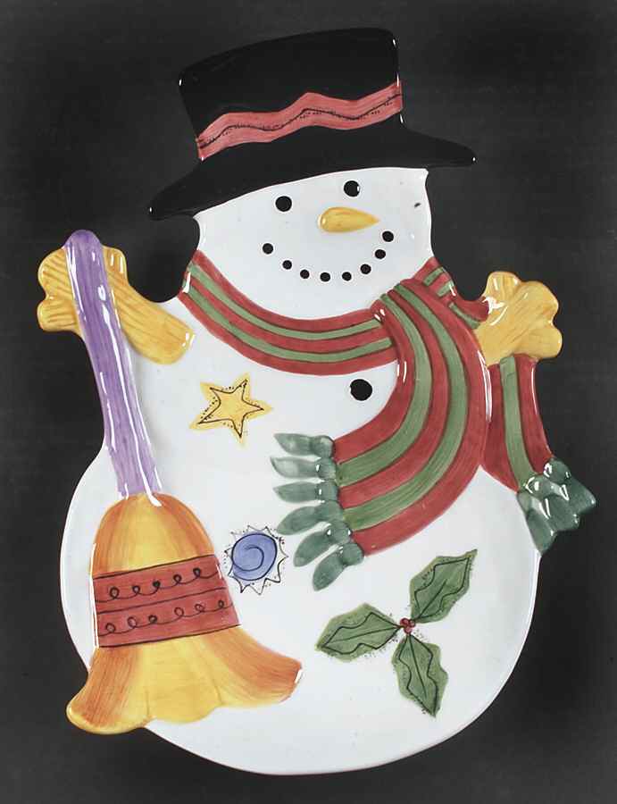 Sweet Shoppe Christmas Figural Cookie Platter by Sango-1