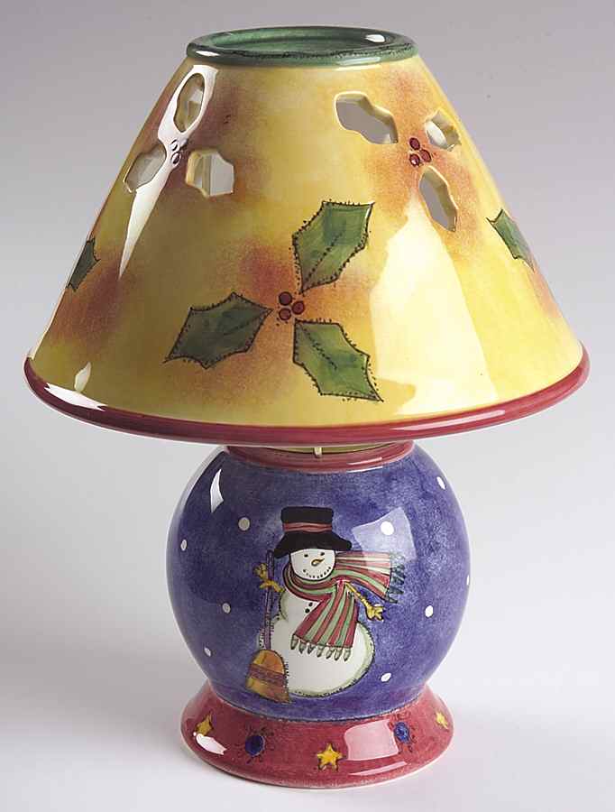 Sweet Shoppe Christmas Votive Lamp & Shade by Sango-1