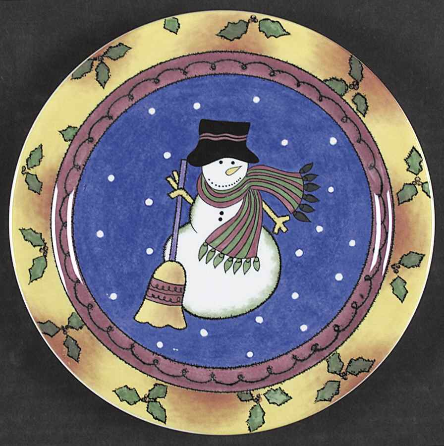 Sweet Shoppe Christmas Salad Plate by Sango-1