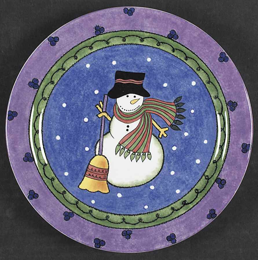 Sweet Shoppe Christmas Salad Plate by Sango-1
