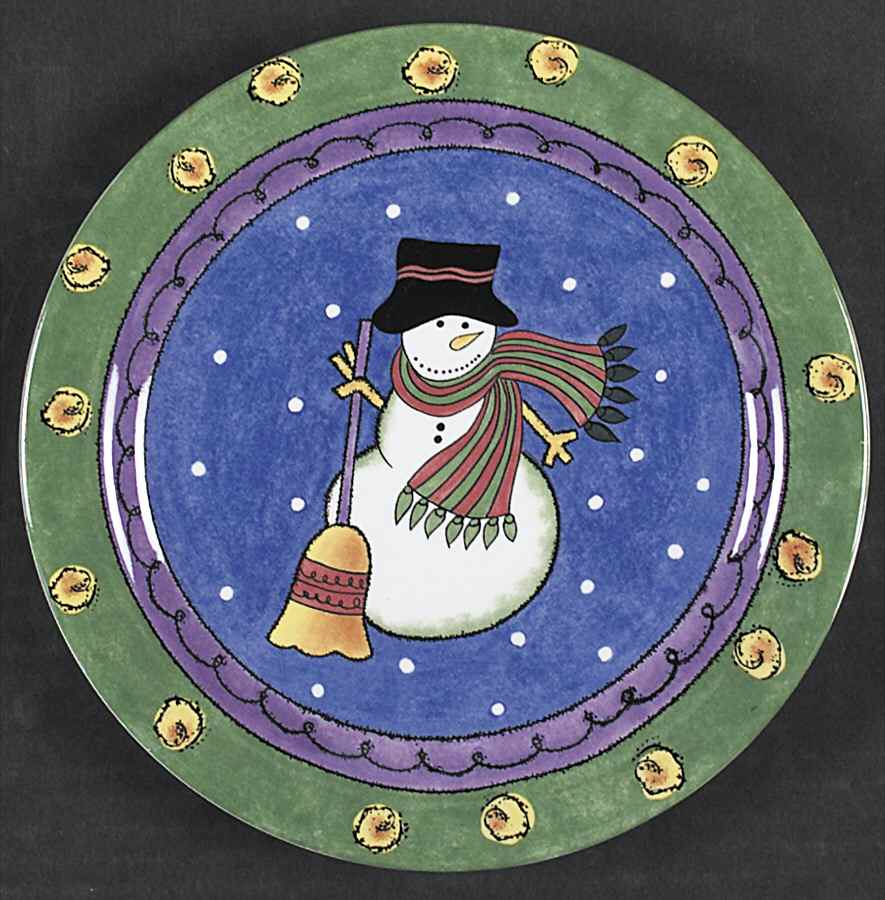 Sweet Shoppe Christmas Salad Plate by Sango-1