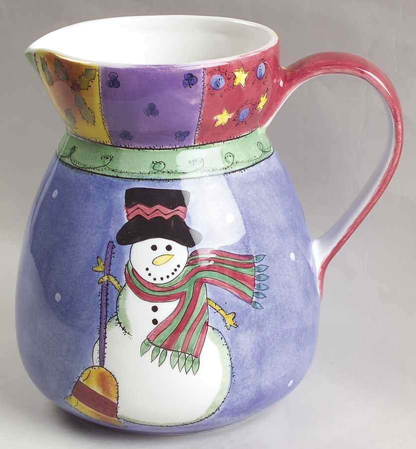 Sweet Shoppe Christmas 64 Oz Pitcher by Sango-1